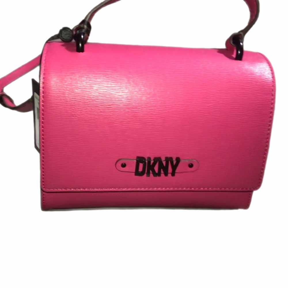 NWT DKNY top handle bag pink